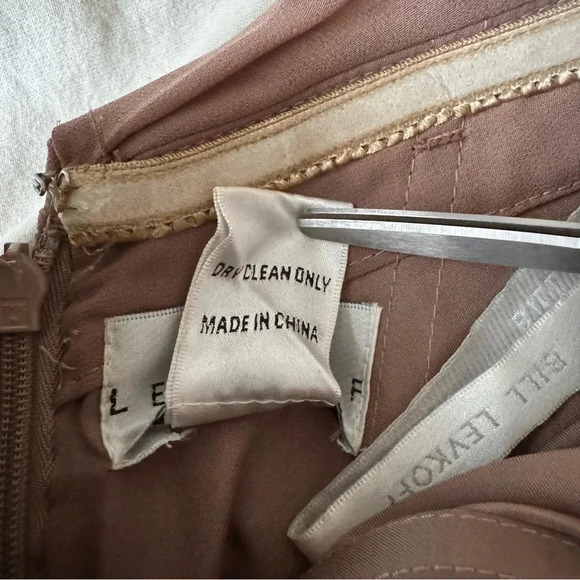 BILL LEVKOFF Style 976 Chiffon Strapless Latte - Picture 15 of 15